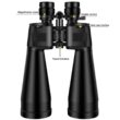 BORWOLF 20-60X70 Binoculars, High Magnification, Long-Range Zoom, 60× Hunting Astronomical Telescope, HD Professional Zoom