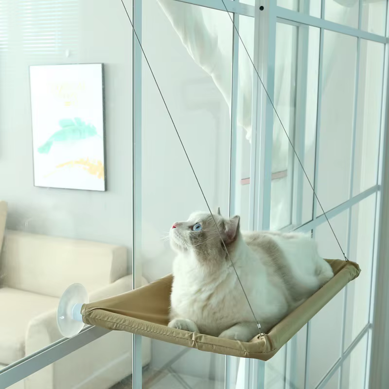 Pet Cat Hammock, Aerial Hanging Cat Bed, Cats Bed House, Kitten Climbing Frame, Sunny Window Seat Nest, Bearing 20kg Pet Cat Hammock, Aerial Hanging Cat Bed, Cats Bed House, Kitten Climbing Frame, Sunny Window Seat Nest, Bearing 20kg - Image 10