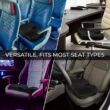 Travel Seat Cushion, Memory Foam U-Shaped Pillow for Chair, Cushion Pad Car Office, Hip Support Massage Orthopedic Pillow