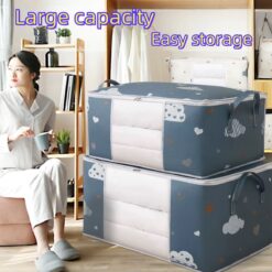 Large Capacity, Multi-Purpose Storage Bag with Handles, Dustproof, Moisture-Resistant, Odorless, Non-Woven Fabric