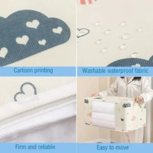 Large Capacity, Multi-Purpose Storage Bag with Handles, Dustproof, Moisture-Resistant, Odorless, Non-Woven Fabric