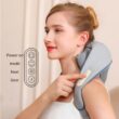 Wireless Neck and Back Massager, Neck and Shoulder Kneading Massage Shawl, Cervical Relaxing Trapezius Massager Wireless Neck and Back Massager, Neck and Shoulder Kneading Massage Shawl, Cervical Relaxing Trapezius Massager