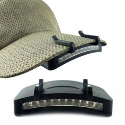 Super Bright LED Headlamp, Clip-On Cap Hat Torch, for Outdoor Fishing, Camping, Hunting