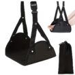 Airplane Footrest, With Adjustable Strap, Portable Hammock Leg Rest, Perfect Travel Accessories