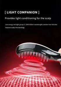 Electric Spray Massage Comb, Hair Growth Vibration Head Massager Brush, LED Anti-Hair Loss Scalp Liquid Medicine Atomizing Comb