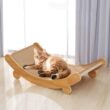 Wooden Cat Scratching Pads, Multifunction Cats Sleeping Bed, Detachable Wear-Resistant Cat Scratch Board, Kitten Grinding Cats Toys