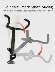 1PCS Wall Beam Stretchable Stand, MTB Hanging Holder, Room Wall-Mounted Bicycle Rack, 360-Degree Rotating, Heavy Duty Storage Rack