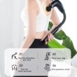 Smart Electric Fascia Massager – Handheld Deep Tissue Muscle Massager for Back and Body, Home Use