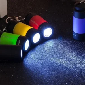 LED Micro Pocket Flashlight, Portable USB Rechargeable Keychain Flashlight, Waterproof Home Outdoor Hiking Camping Flashlight