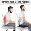 Travel Seat Cushion, Memory Foam U-Shaped Pillow for Chair, Cushion Pad Car Office, Hip Support Massage Orthopedic Pillow