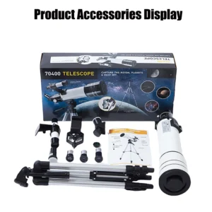BORWOLF 70400 Professional High-Definition Astronomical Telescope, 333X, To See the Moon and Stars, Bird Watching Monocular