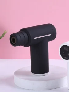 Professional Level Muscle Massage Gun, Relaxation Intelligent Exercise Fitness Massager, Cold and Hot Compress Fascia Gun, 6 Heads