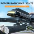 CYCLAMI RVL01 Bicycle Headlight, Daytime Front Light, 5000mAh Bike Safety Visibility, Cycling Light for Garmin, XOSS, IGS Charging