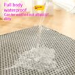 Premium Large Cat Litter Mat, Waterproof Double Layer Litter Trapper, Non-Slip, Washable Pet Toilet Pad, Sand Control
