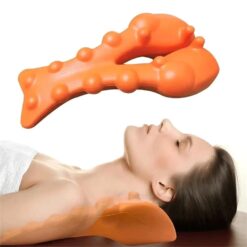Cervical Traction Device, Neck Stretcher Massager, Neck & Shoulder Stretcher, Trigger Point Massager Tool, Neck Support Device