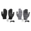 Electric Heated Gloves, Touch Screen Outdoor Riding Skiing Mitten, USB Heated Gloves for Backpacking Mountaineering (no battery)