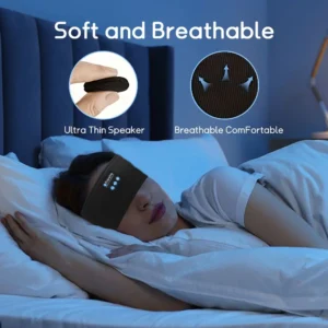 Bluetooth Earphones, Sports Sleeping Headband, Elastic Wireless Headphones, Music Eye Mask, Wireless Bluetooth Headset Headband
