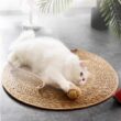 Cat Scratcher Rattan Mat Board, Cat Scratch for Sharpening Nails, Scraper Cats Tree, Cat Scratching Post, Sofa Mats, Furniture Protector