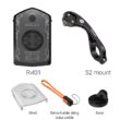 CYCLAMI RVL01 Bicycle Headlight, Daytime Front Light, 5000mAh Bike Safety Visibility, Cycling Light for Garmin, XOSS, IGS Charging
