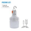 Outdoor USB Rechargeable LED Lamp Bulbs, High Brightness Emergency Light, Hook-Up Camping, Fishing Portable Lantern, Night Lights