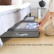 Dustproof Under-Bed Storage Box with Reinforced Handles, for Comforter, Blanket, Pillow, and Toys, Bedroom Accessories