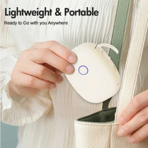 Mini Portable Wireless Inkless Thermal Printer, Bluetooth Pocket Label Maker, Home Study, with 1 Roll Stickable Label Paper