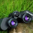 Baigish 8x30 Russian Binoculars, Full Metal Structure Glasses, Professional Military Waterproof Telescope, Leather Bag for Hunting