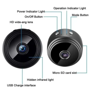 Wireless WiFi Camera, A9 Mini Video Recorder, Security Monitoring Camera, Intelligent Home Security for Infants
