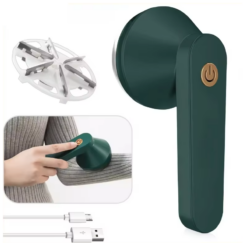 Hair Ball Trimmer, Fabric Shaver, Lint Remover, Upgraded 6-Blade Design, Fuzz Shaver, Rechargeable for Travel & Home, Type-C Charging