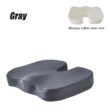 Travel Seat Cushion, Memory Foam U-Shaped Pillow for Chair, Cushion Pad Car Office, Hip Support Massage Orthopedic Pillow
