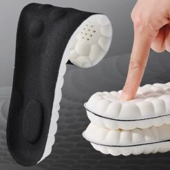 High Elasticity Latex Sport Insoles, Soft Shoe Pads, Arch Support Orthotic Insoles, Breathable Deodorant Insole