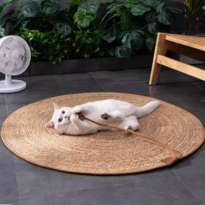Cat Scratcher Rattan Mat Board, Cat Scratch for Sharpening Nails, Scraper Cats Tree, Cat Scratching Post, Sofa Mats, Furniture Protector