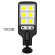 Solar Outdoor LED Wall Light, Human Body Induction, Waterproof, 3 Modes for Garden, Terrace, Garage, Courtyard, Street Lighting