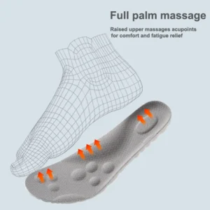 High Elasticity Latex Sport Insoles, Soft Shoe Pads, Arch Support Orthotic Insoles, Breathable Deodorant Insole (2Pairs)