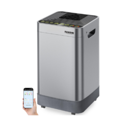 Nuwave Air Purifier for Extra Large Room 2934 Sq Ft, OxyPure Smart Air Purifier with 5 Stage Filtration, Extra EZ Covers for Pet, Air Quality & Odor Sensors, Smart WiFi, Quiet Sleep Mode for Bedroom