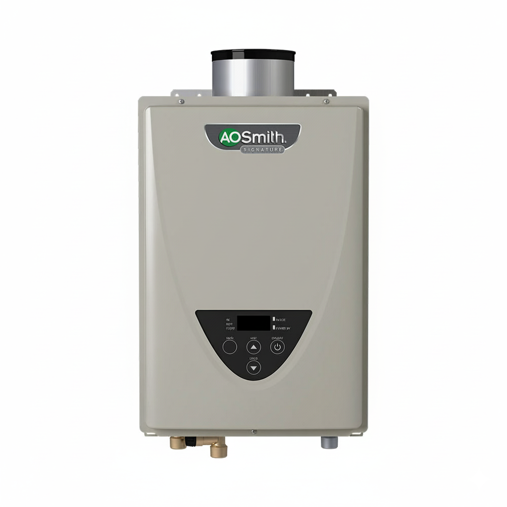A.O. Smith Signature Series 8-GPM 190000-BTU Indoor Natural Gas/Liquid Propane Tankless Water Heater A.O. Smith Signature Series 8-GPM 190000-BTU Indoor Natural Gas/Liquid Propane Tankless Water Heater