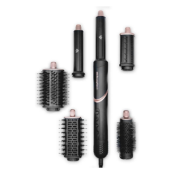 SRILabs StyleWrap Pro 7-in-1 Coanda Air Hair Multi Styler Dryer Brush with Negative Ions, Black
