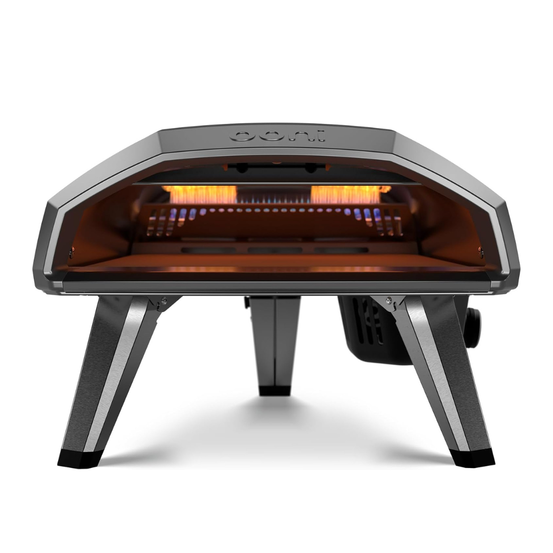 Ooni Koda 2 Gas Pizza Oven – 14" Outdoor Pizza Oven Cooks Pizza in 60 Seconds, Includes 28 mBar Regulator and Gas Hose, Propane Grill Reaches 500°C - Black Ooni Koda 2 Gas Pizza Oven – 14" Outdoor Pizza Oven Cooks Pizza in 60 Seconds, Includes 28 mBar Regulator and Gas Hose, Propane Grill Reaches 500°C - Black