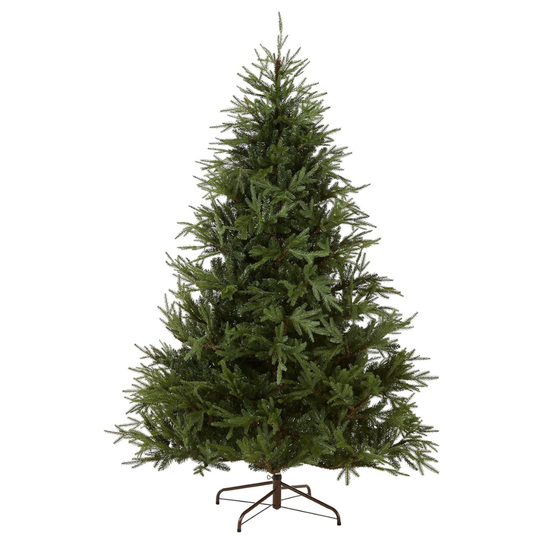 National Tree Company 7.5 ft Unlit Fraser Grande Artificial Christmas Tree, 3,719 Tips, Includes Stand, Green National Tree Company 7.5 ft Unlit Fraser Grande Artificial Christmas Tree, 3,719 Tips, Includes Stand, Green