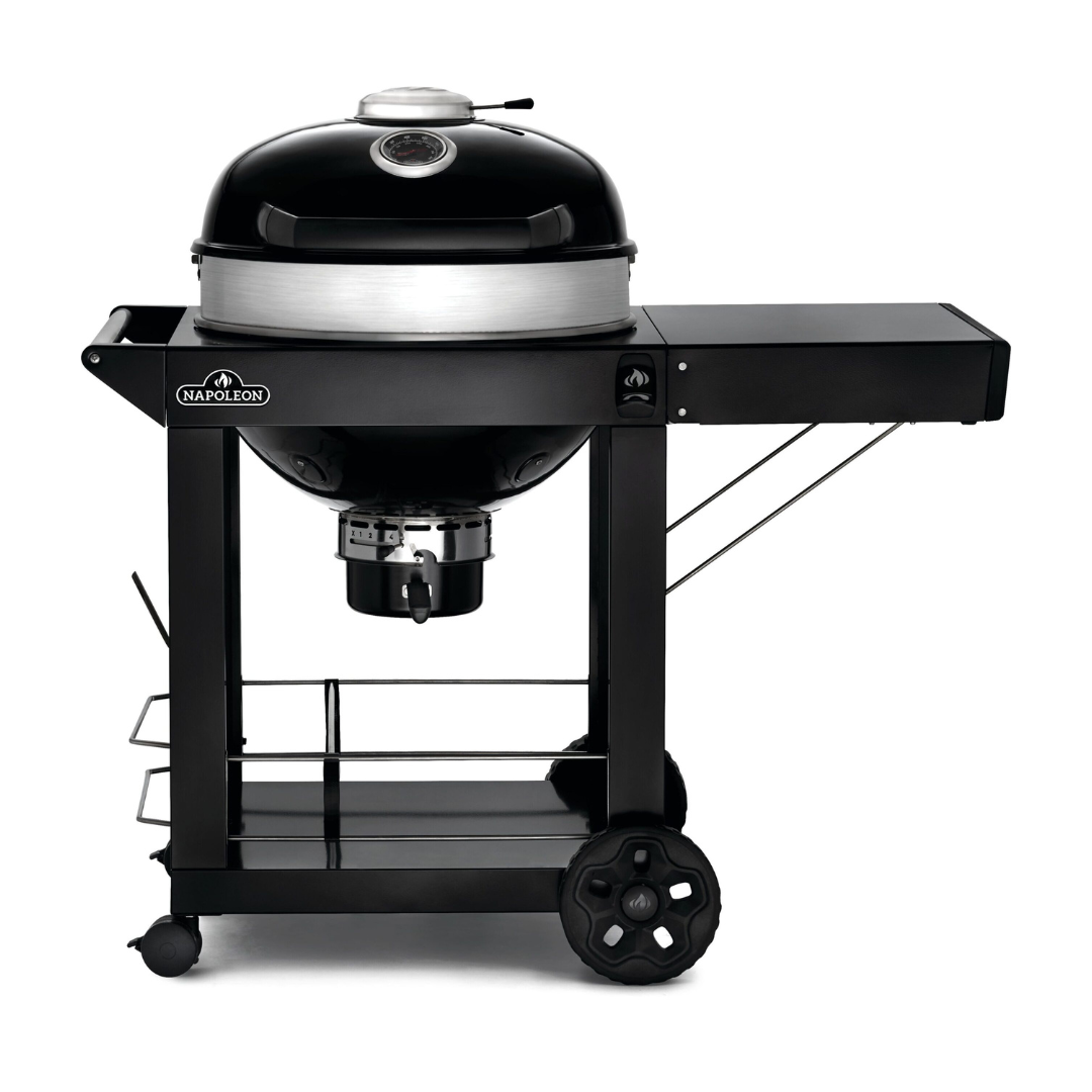 NAPOLEON PRO22 Cart Model 21.5-in W Black/Porcelain Cart Charcoal Grill NAPOLEON PRO22 Cart Model 21.5-in W Black/Porcelain Cart Charcoal Grill