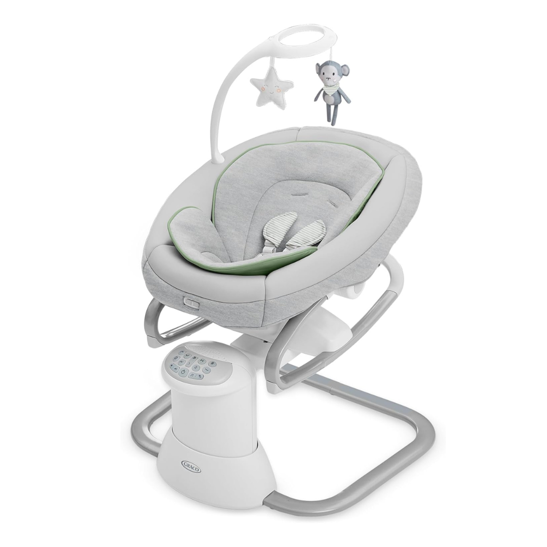 Graco Soothe My Way with Removable Rocker, Madden - Versatile Baby Swing & Portable Rocker Graco Soothe My Way with Removable Rocker, Madden - Versatile Baby Swing & Portable Rocker