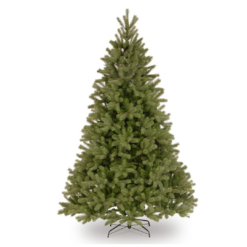 National Tree Company 7.5 ft Unlit Downswept Douglas Fir Artificial Christmas Tree, 1,867 Tips, Includes Stand, Green