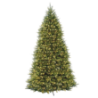 National Tree Company 12 ft Pre-Lit Dunhill Fir Artificial Christmas Tree, 1,500 Clear Lights, 7,794 Tips, Includes Stand, Green