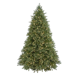 National Tree Company 7.5 ft Pre-Lit Jersey Fraser Fir Artificial Christmas Tree, 1,250 Clear Lights
