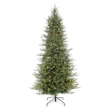 Puleo International 9 Foot Pre-Lit Slim Balsam Fir Artificial Christmas Tree with 800 Clear Lights