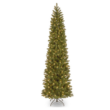 National Tree Company 9 ft Pre-Lit Downswept Douglas Fir Slim Artificial Christmas Tree,500 LED Lights