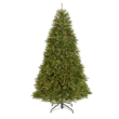 National Tree Company Pre-Lit Artificial Full Christmas Tree, Green, Dunhill Fir, White Lights, Includes Stand, 9 Feet