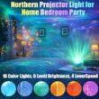 Ocean Wave Projector Light with 16 Colors, LED Night Lamp