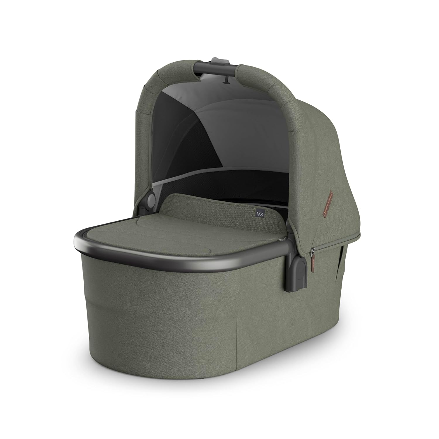 UPPAbaby Bassinet V3 - Compatible with Vista, Cruz, Ridge Strollers - Evelyn (Meadow Green) UPPAbaby Bassinet V3 - Compatible with Vista, Cruz, Ridge Strollers - Overnight Sleep Solution - Mattress, Sheet and Bug Shield Included - Evelyn (Meadow Green)