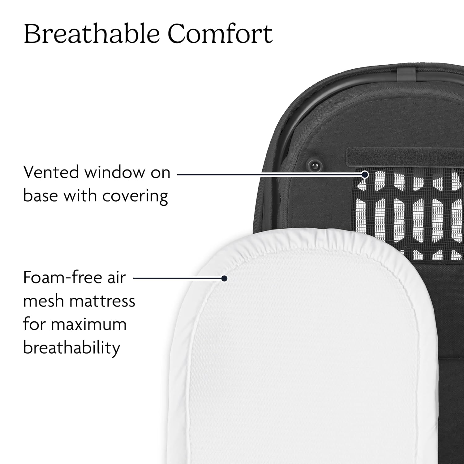 UPPAbaby Bassinet V3 - Compatible with Vista, Cruz, Ridge Strollers - Evelyn (Meadow Green) UPPAbaby Bassinet V3 - Compatible with Vista, Cruz, Ridge Strollers - Overnight Sleep Solution - Mattress, Sheet and Bug Shield Included - Evelyn (Meadow Green)